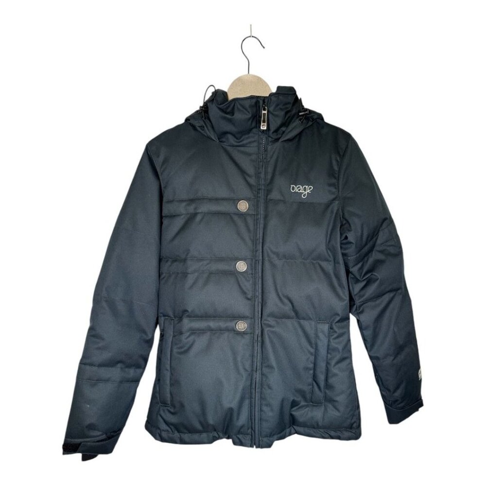 Orage Prime Ski Snow Jacket Womens Size Small Snowboarding Dark Green/Blue